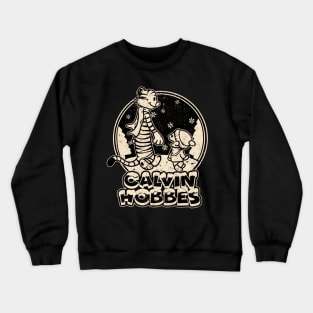 Drawing retro Vintage 80s and 90s in the Winter Crewneck Sweatshirt